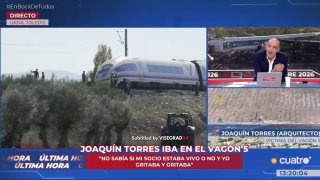 אחד הניצולים מפולת הרכבת הקטלנית בטולדו, ספרד, שכבר גבתה 68 קורבנות, אמר בשידור חי שנערה מתה בזרועותיו