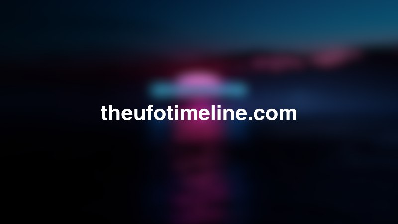 Home - The UFO Timeline