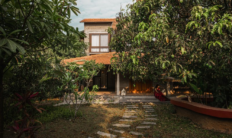 The Saffron Verandah House HabitArt Architecture Studio Chembarasanapalli, India Houses Year 2025 - изображение 7 - saffron, verandah, house