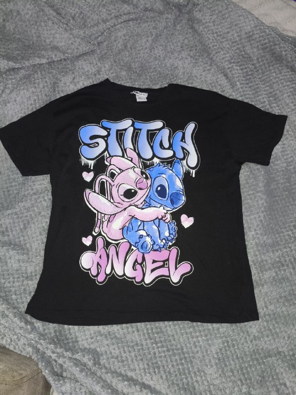 Оригинальная футболка disney Лило и Стич, отличного качества, почти идеальное состояние ✨ Размер на — фото 1