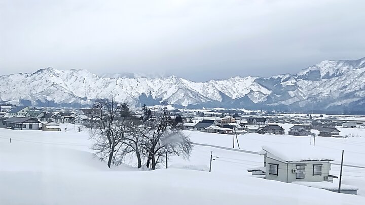 銀髮族搭北北線賞雪之旅(上)--越後湯澤至魚沼丘陵