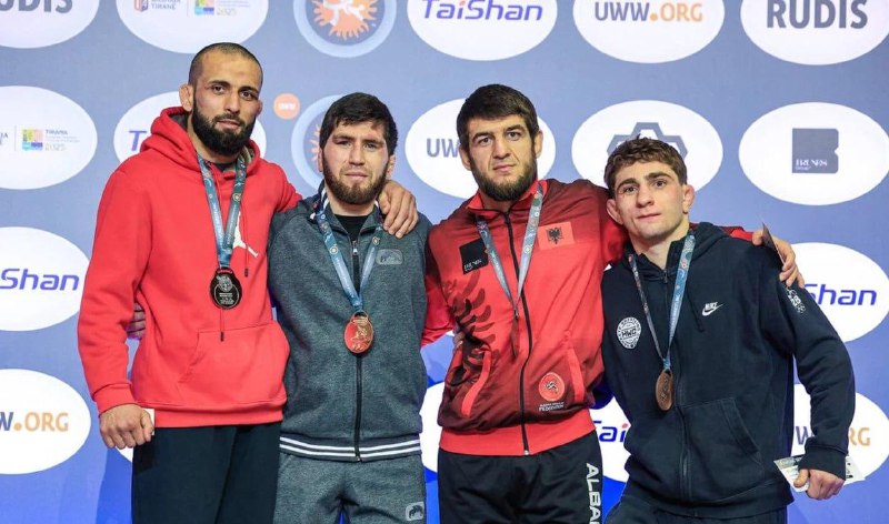 ▪️ Международный турнир по вольной борьбе в Тиране завершился успехами дагестанских спортсменов. фото