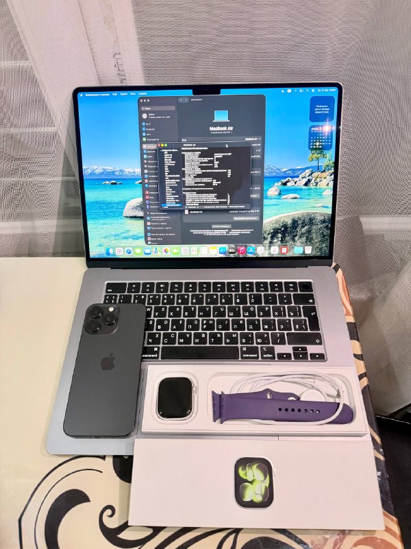 Продам Макбук, Айфон и часы