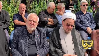 נוכחותו של מוחמד ג'וואד זריף בטקס הלווייתו של אבולקאסם קאסימזדה