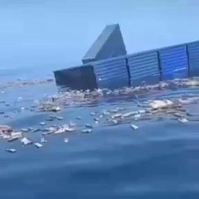 The purpose of shipping containers in the Strait of Hormuz.