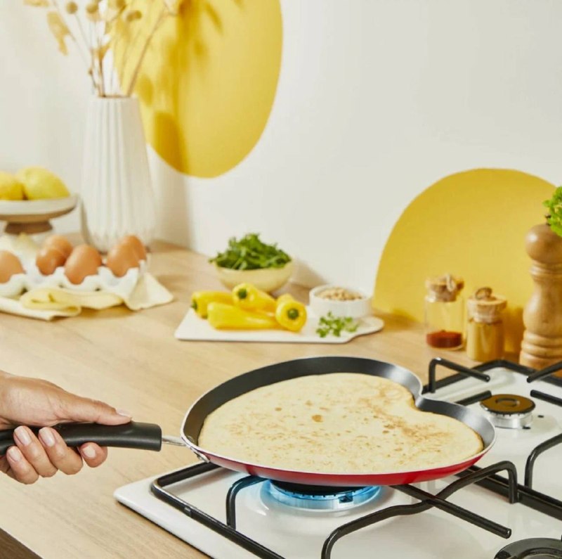 Сковорода Tefal в форме сердца 25 см, антипригарное покрытие, есть индикатор нагрева. Газ, электричество подходит почти ко всему. Титановое покрыти... - изображение 7 - сковорода, покрытие, telegram