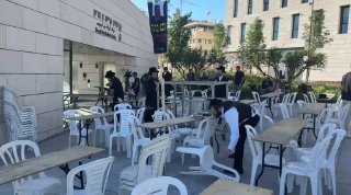 חרדים מויז'ניץ הקימו בית מדרש בירושלים נגד מעצרי עריקים