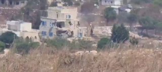 סרטון חדש מתעד הריסתו של בית בפאתי המערביים של העיירה מייס אל-ג'בל