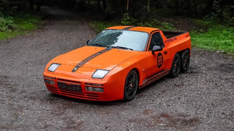 Porsche 944 превратили в шестиколёсный пикапВ основе лежит купе 1987 года выпуск