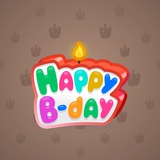 B-Day Candle #82