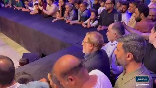 🎦 נוכחותו של ראש אוגדת הצבא היזידי, סגן מפקד משמרות המהפכה באכסדרת דאר אל-זקאר של מקדש רזאווי