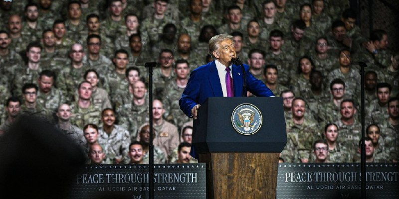 In remarks to U.S. troops, Trump renews talk of a third term, despite the Constitution