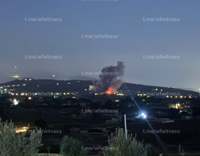 ️🇱🇧🇮🇱 פיצוץ ישראלי גדול נצפתה ביוהמור, דרום לבנון. הפיצוץ היה כה עז עד שתושבי אזור בקה המערבי דיווחו ששמעו אותו.