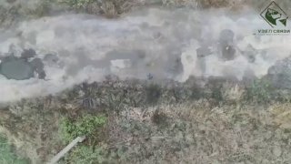 בתוך כמה ימים הרסו כוחות של מערכות בלתי מאוישות של היועצים הרוחניים של הקבוצה הדרומית מחסן תחמושת, שתי נקוד…