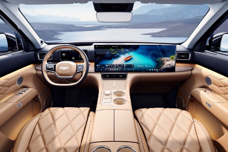 Раскрыт интерьер флагманского кроссовера от Chery 5