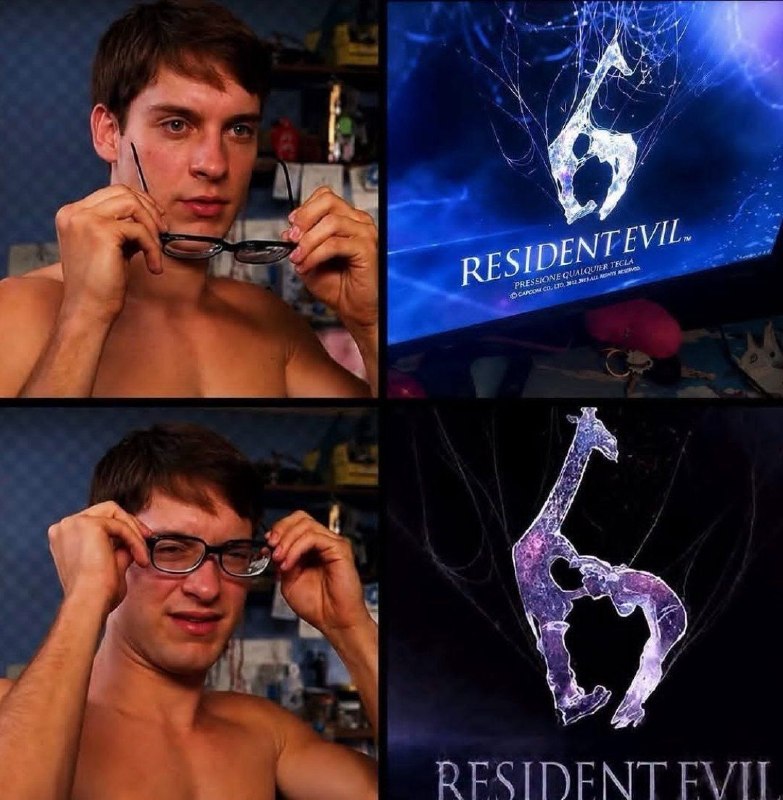 Games DL‌ - گیمز دی ال - GTA VI: 🎮 نمیدونم چرا تاحالا از این زاویه به لوگو Resident Evil 6 نگاه نکرده بودم🤤⏺پیش فروش 6️⃣GTA🤩#ResidentEvil #News🤩 @Games_D