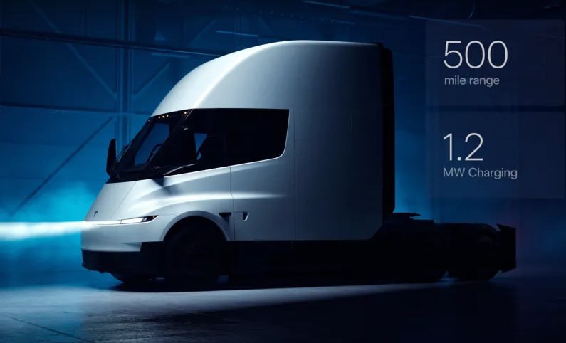 Tesla Semi готовится к рестайлингу