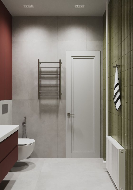 Завершаем показ проекта в жклегендарныйквартал! Сегодня у нас на обзоре компактный, но функциональный санузел площадью 4,3 кв.м и часть прихожей, г... - изображение 3 - нас, telegram, view