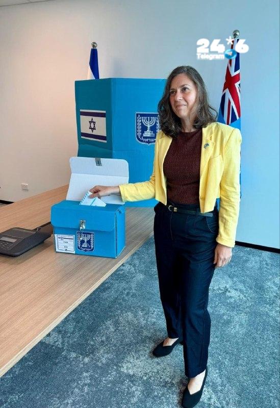 🇮🇱 The elections for the 26th Knesset in Israel's missions around the world: voting at the embassy in Fiji, an embassy that was opened only last year.