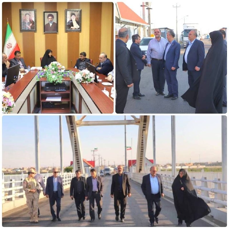 سازمان راهداری و حمل و نقل جاده ای: 🔹بازدید مدیرکل دفتر تجاریسازی وزارت راه و شهرسازی و مدیرکل دفتر ترانزیت و حملونقل بینالمللی سازمان راهداری و حملونقل