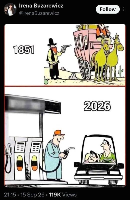 תגובת משתמש זר לעליית מחירי הדלק באירופה