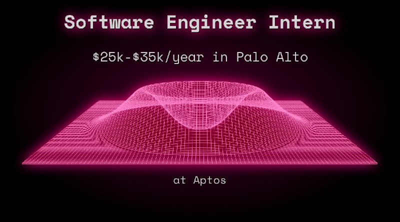 Web3 Software Engineer Intern $25k - $35k in Palo Alto at Aptos