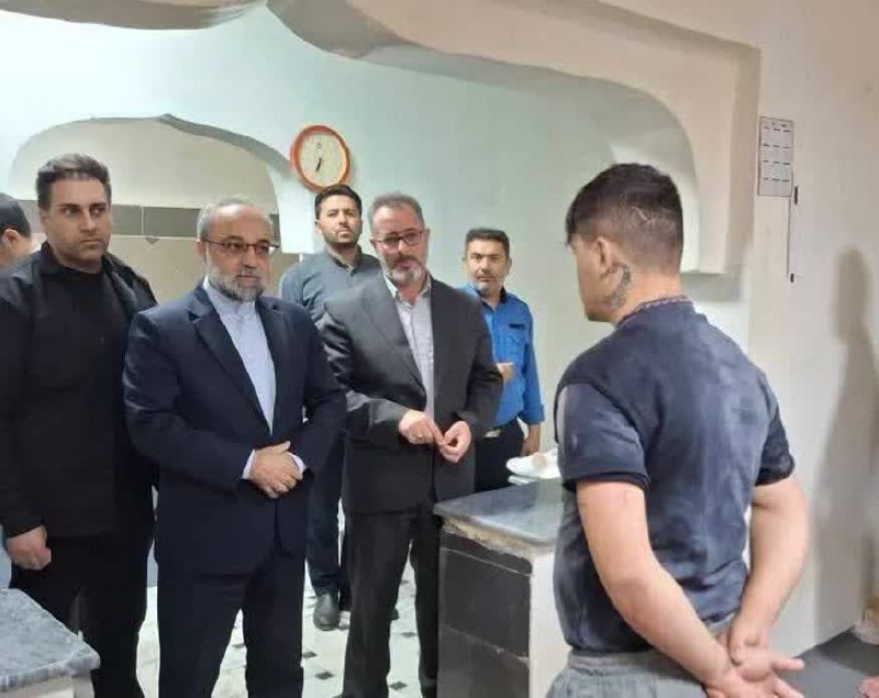 🇮🇷 آذرمغان | Azarmoghan: ⭕️ بازدید شبانه دادستان از زندان مرکزی اردبیل🔹جلال آفاقی دادستان عمومی و انقلاب مرکز استان، در بازدیدی دو ساعته از زندان