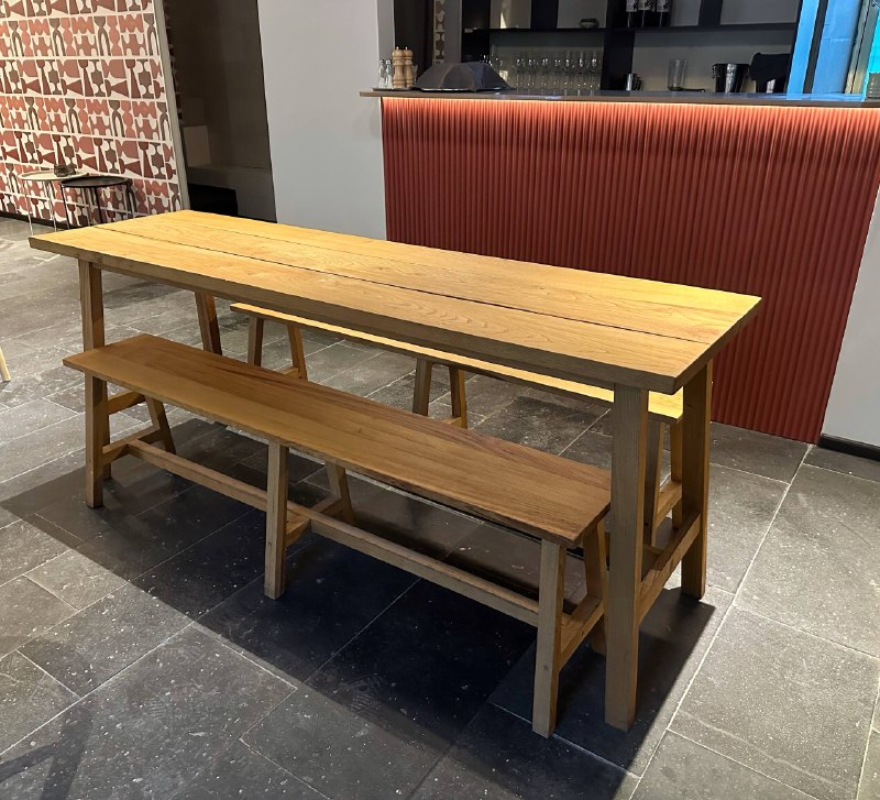 Продается стол + скамейки — фото 1