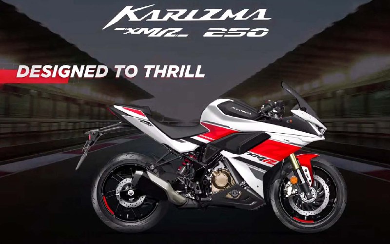 🚗⚡ В сети появились фотографии Hero Karizma XMR 250 без камуфляжа, что намекает