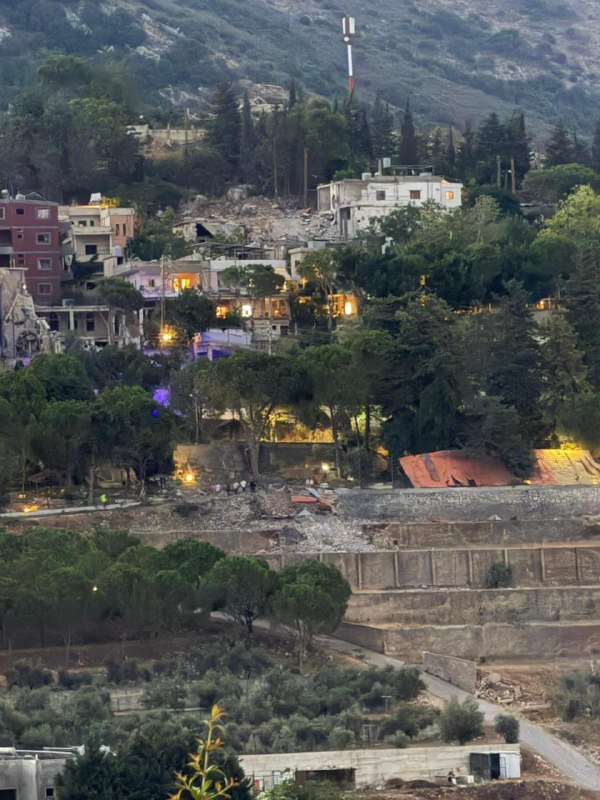 🚨הפשיטה של מטוסי קרב עם שחר על ערבסלים כוונה לבית הקברות של העיירה