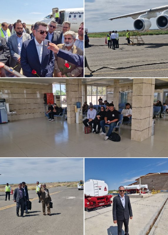 صدای مغان آنلاین: 🛬نخستین پرواز هواپیمایی ماهان در فرودگاه پارس آباد مغان پس از ماهها تعطیلی انجام شد به گزارش،صدای مغان ؛پس از چند ماه تو