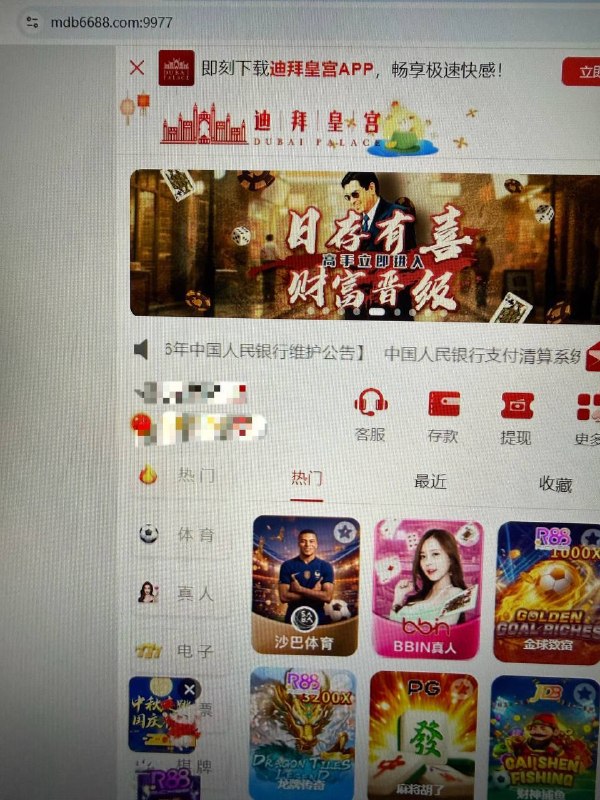 网友称迪拜皇宫以随机抽查为由拖延提款