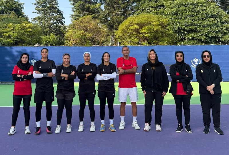 Iranian women's tennis championship in the Biljinking Cup and promotion to the second group of Asia and the Pacific.