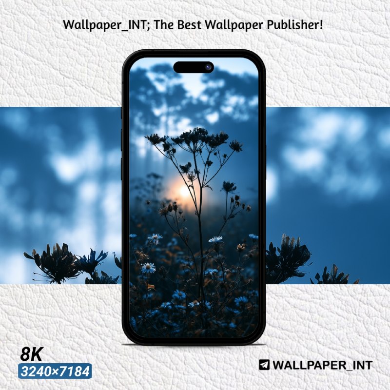 Wallpaper | والپیپر | Обои: #Flowers #Plants #Blue #8K@Wallpaper_INT