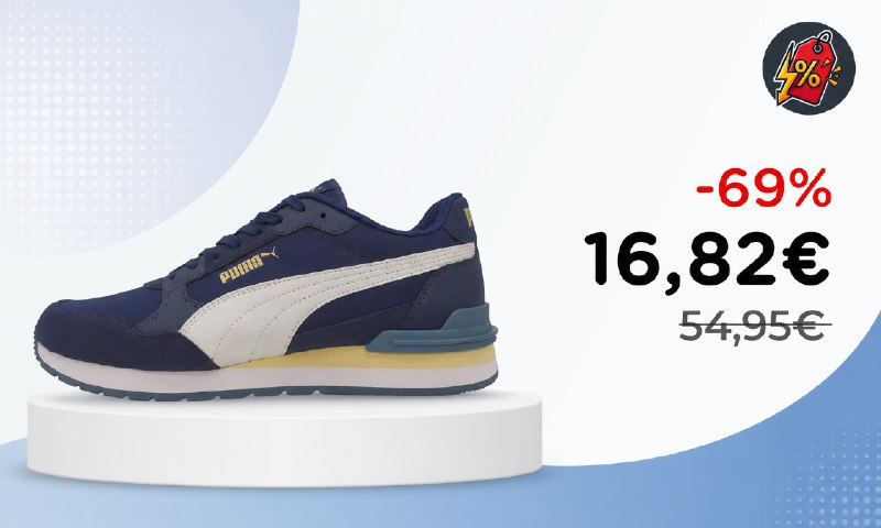 Scopri le Puma St Runner Sneaker Uomo Bianco Blu a soli 16,82€!