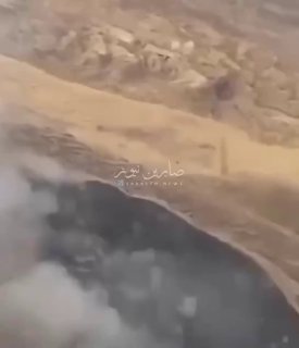 סצנות מיוחדות מנקודת מבטו של המסוק ברגע שבו נהרסו בתי המסתור של כנופיות דאעש בכירכוכ