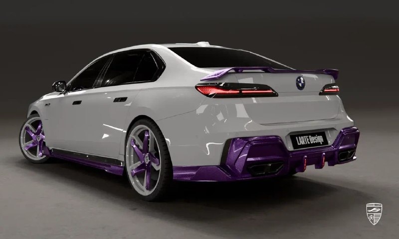 BMW 7-Series нарядили в фиолетовый карбон 2