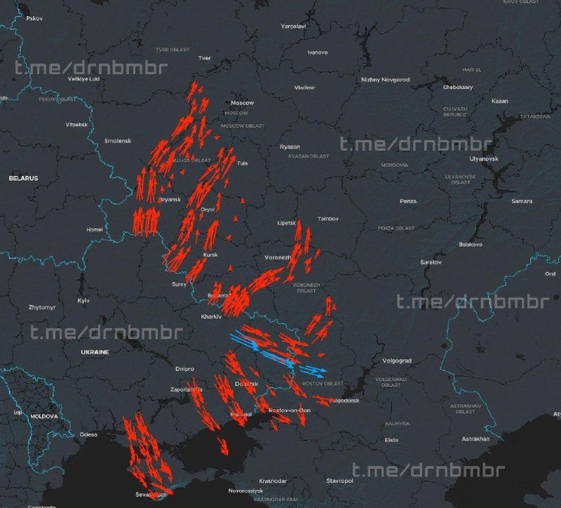 Близько 400 дронів полетіли «влаштовувати гойду» в РФ та на тимчасово окупованих територіях