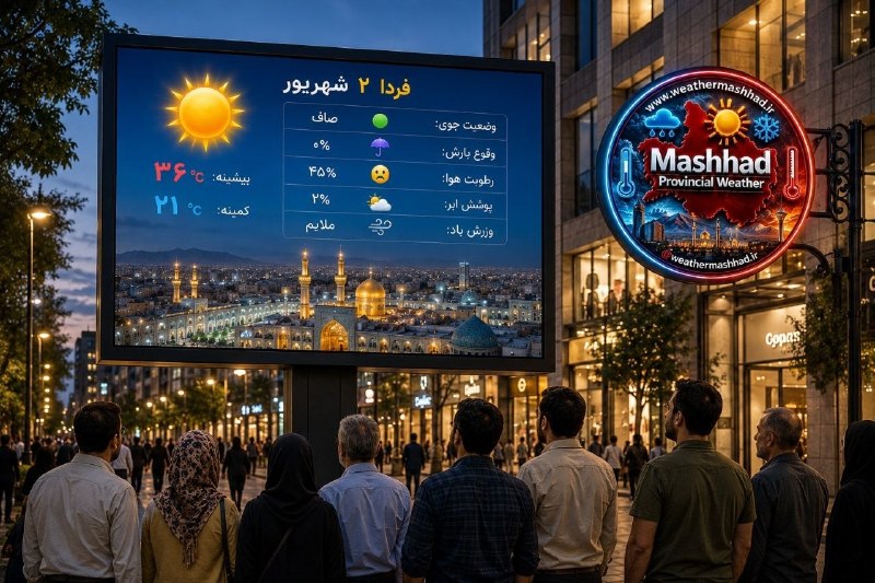 آقای هوآشنآس | هواشناسی مشهد و استان: ❣️🆗⚧#️⃣ℹ️ℹ️⚧🎦❣️🔆@weathermashhad_ir👁آقای هوآشنآس | هواشناسی مشهد و استان