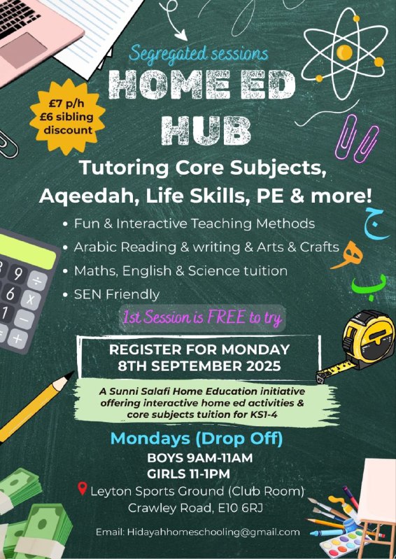 🌟 Home Ed Hub – Register Now for MONDAY 8TH SEPT 2025! 🌟