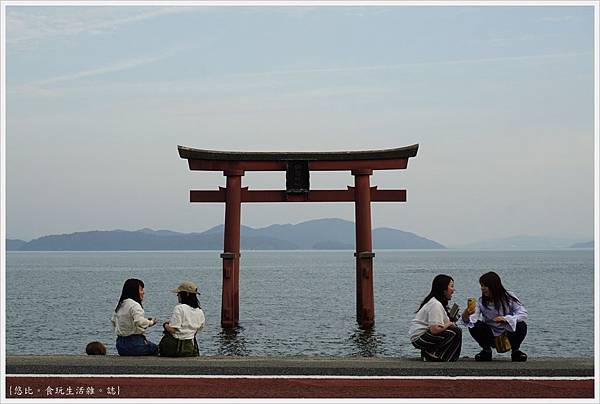 [日本滋賀 琵琶湖|湖中鳥居。白鬚神社/白髭神社]