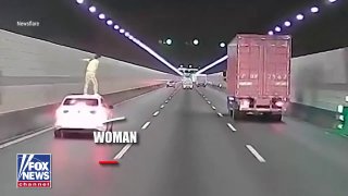🇺🇸 A young girl carrying her backpack and phone was struck and dragged beneath a truck while crossing a busy #Philadelphia street, yet miraculously walked away.People need to realize that there is a blind spot directly in front of the truck. You gotta make eye contact with the driver before you walk out in front of him like that.Follow main channel -> LiveLeak Follow private channel -> LiveLeak Private