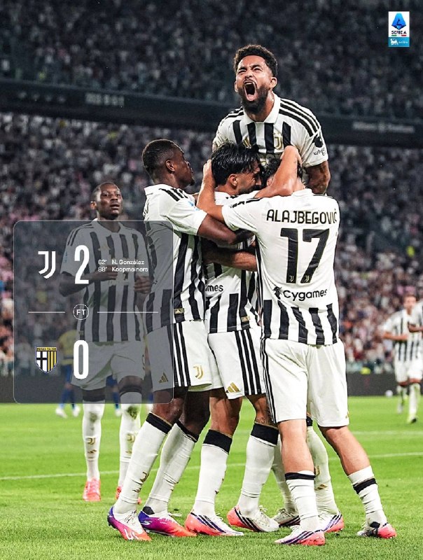 فوتبال برتر ࡆ لیگ 360 ࡆ ورزشی: ⚽️ سری آ | پیروزی خانگی یوونتوس مقابل پارما🇮🇹یوونتوس دو - پارما صفر⚽️ @Footballirib3