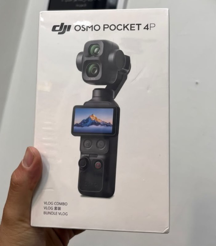 تاج موبایل: DJI Osmo Pocket 4 Vlog Comboسنسور ۱ اینچی CMOS📹 فیلمبرداری تا 4K با 240fps برای اسلوموشن🎯 فوکوس خودکار هوشمند + ActiveT