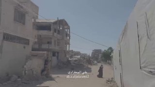 סצנות חדשות מהפצצת הכיבוש על צנעא בפעם השנייה בשכונת צבר בעיר עזה.