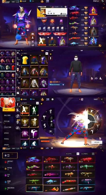 دنیای اکانت فری فایر freefire: 15500. Gh