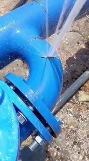 מתנחלים מחבלים בקו מים באזור "עין סמייה" בסביבת הכפר כפר מליק, צפונית מזרחית לרמאללה.