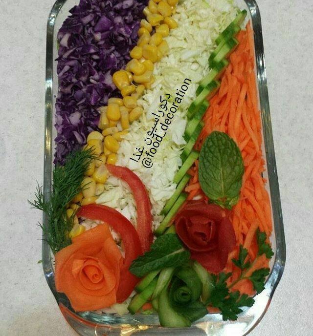 تزئینات و دیزاین سالاد: @Tazinat_Salad