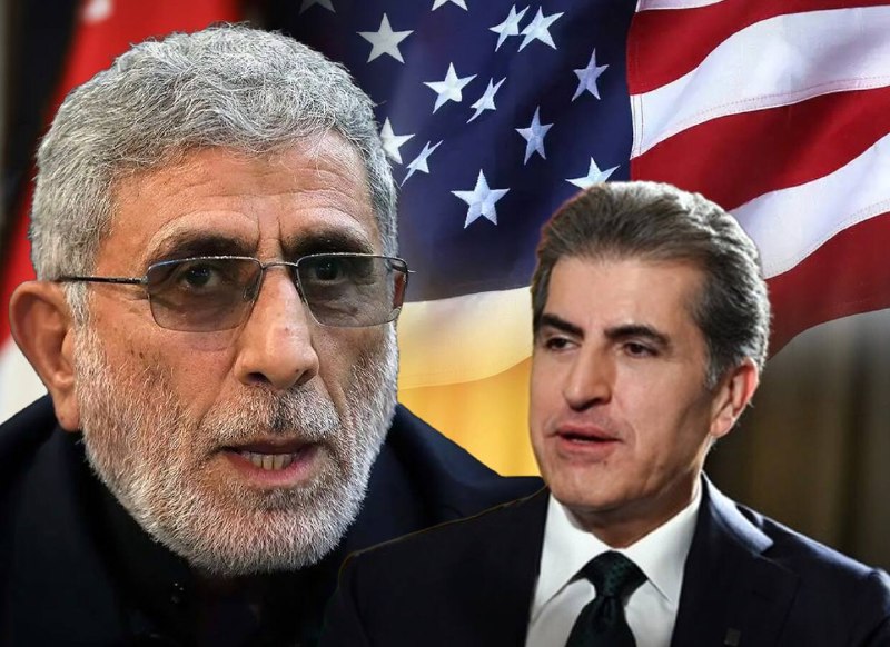 🇮🇶🇮🇷 אל-ערביה: נשיא כורדיסטן העיראקי, נצ'ירוואן ברזאני, נפגש פעמיים עם אסמעיל קאאני, מפקד משמרות המהפכה…
