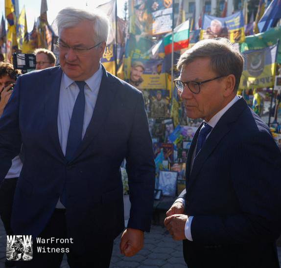 ️🇩🇪🇺🇦🇷🇺 DW: שר החוץ הגרמני, יוהאן ואדפול, הגיע לקייב לביקור סולידריות לקראת יום העצמאות ה-35 של אוקרא…